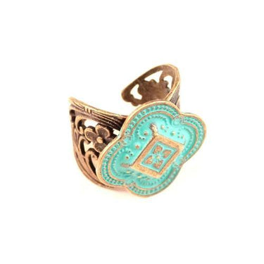 Vintage Inspired Flower Ring-Your Soul Place